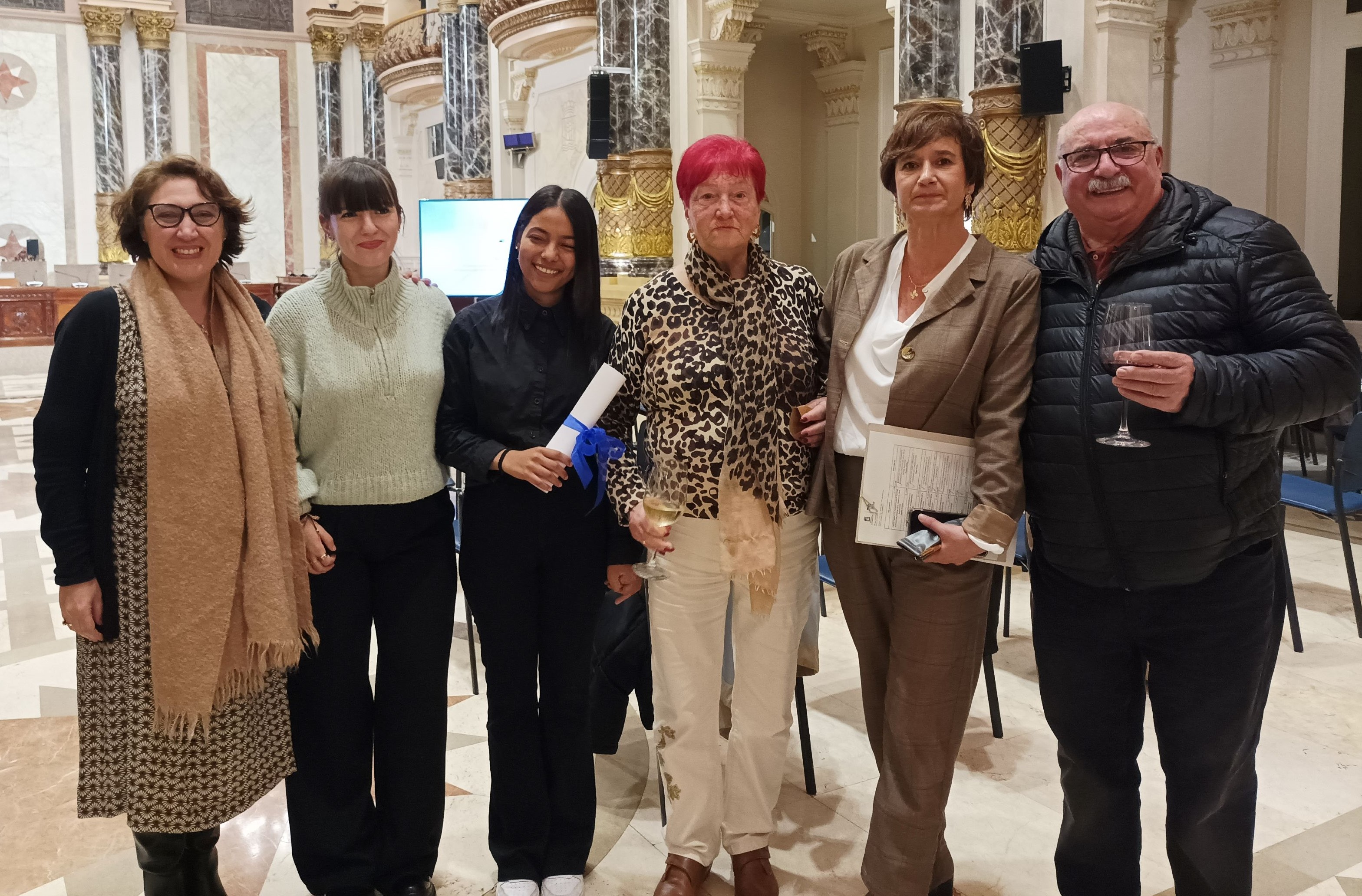 Delegación de Fundación Adsis en la entrega del Premio del Consejo Social de Donostia