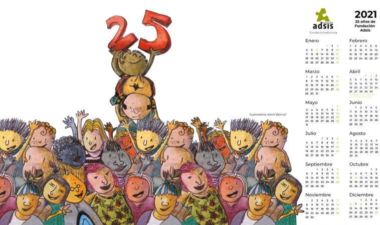 Calendario solidario 2021 | Fundación Adsis Calendario solidario 2021 | Fundación Adsis
