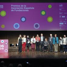 Fundación Adsis recibe el premio de la AEF 2018