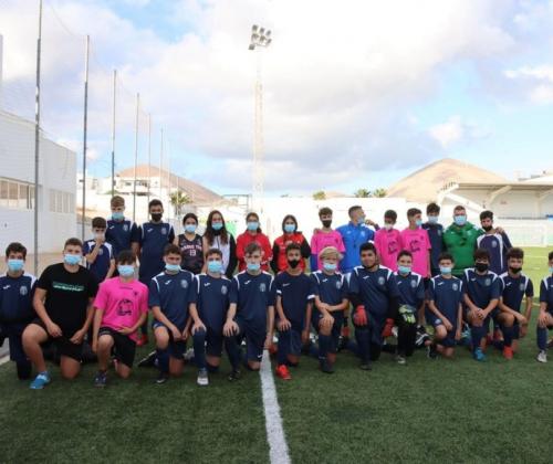 Partido amistoso del Sporting Tías y otros clubes